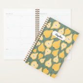 Geel Peer Naadloos Patroon Planner (Display)