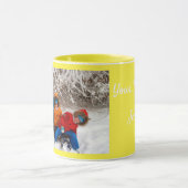 Geel personaliseer de Mok van de Coffee van het Ma (Midden)