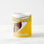 Geel personaliseren Cheerleader Girls Koffiemok (Center)