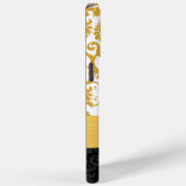 Geel - Persoonlijk Faux Rhinestone Damask iPhone Case-Mate iPhone Case (Achterkant / Rechts)