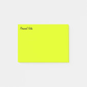 Geel persoonlijk post-it® notes (Voorkant)