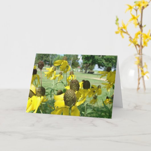 Geel Pet Kaart (Gele Bloem)