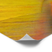 Geel Petrified Wood Poster (Hoek)