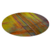 Geel Petrified Wood Snijplank (Hoek)