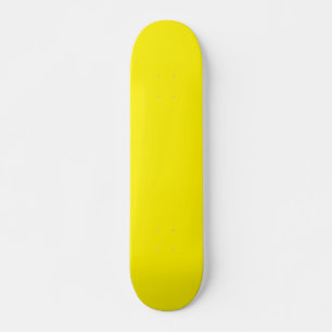Geel platte kleurenskateboard persoonlijk skateboard