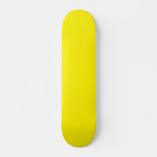 Geel platte kleurenskateboard persoonlijk skateboard (Voorkant)