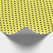 Geel pokdot papier (Hoek)