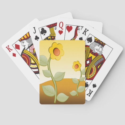 GEEL POKERKAARTEN (Achterkant)