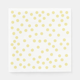Geel Polkadot Papier servet