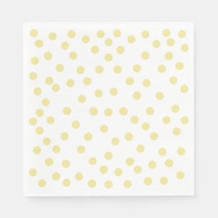 Geel Polkadot Papier servet