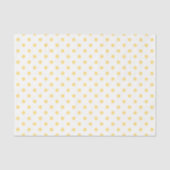 Geel polkadots tissuepapier (Voorkant)