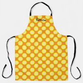 Geel Pompoen Sinaasappel Herfst Herfst Halloween G Schort (Voorkant)