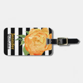 Geel Pony Custom Bagagelabel (Voorkant horizontaal)