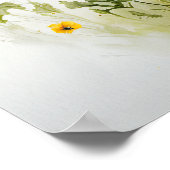 Geel Poppy Flowers Art Print Poster (Hoek)