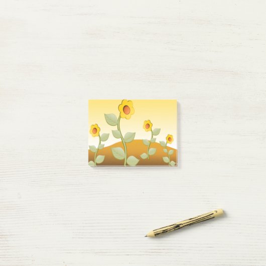 GEEL POST-IT® NOTES (Op bureau)