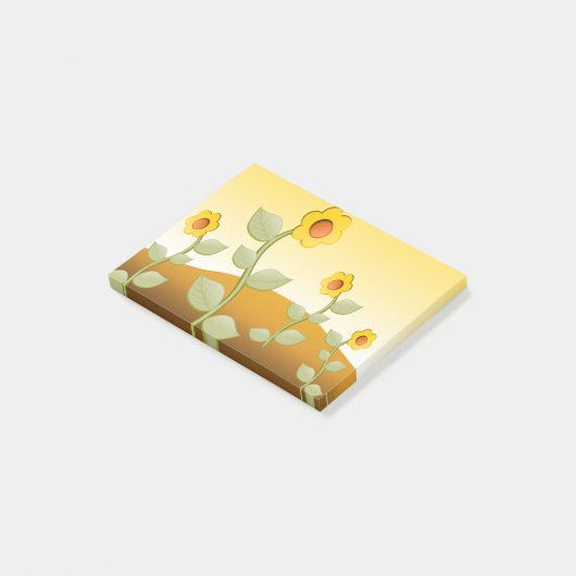 GEEL POST-IT® NOTES (Schuin)