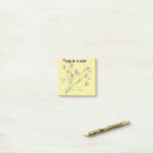 Geel Post-it® Notes (Op bureau)