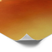 Geel Poster met blaasbloem (Hoek)