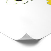 Geel Poster van de Blossom Owl (Hoek)