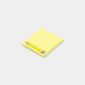 Geel potlood post-it® notes (Schuin)