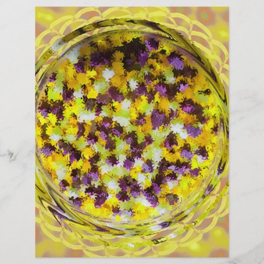 Geel Potpourri Bulk Scrapbook Papier Pagina's Flyer (Voorkant)