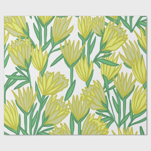 Geel Protheeontwerp, altijd Cadeaupapier (Vlak)