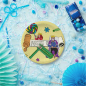 Geel Purim Bord - Megilla & Grogger (Feest)