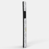 Geel Quatrefoil, gepersonaliseerd Case-Mate iPhone Case (Achterkant/rechts)