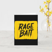 Geel Rage Bait Grafisch Kaart (Gele Bloem)