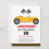 geel ras Kinder jongens Birthday Kaart (Voorkant)