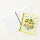 Geel receptenboek notitieboek (Binnen)