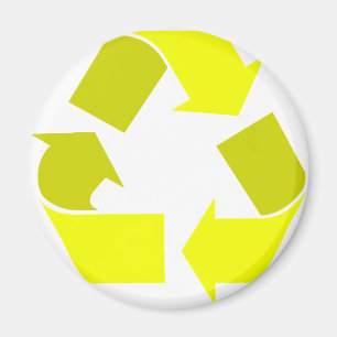 geel recyclen magneet