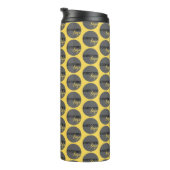 GEEL REPETERENDE PATROENBEDRIJF EIGEN LOGO THERMOSBEKER (Geroteerd rechts)