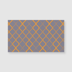 Geel, retro, coole trendy curvy-illustratie