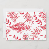 Geel Retro Vrolijk Alles Foto Kerst Feestdagenkaart (Achterkant)