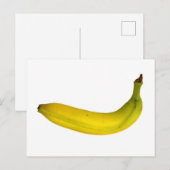 Geel rijpe bananen uit Costa Rica Foto Briefkaart (Voorkant / Achterkant)