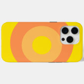 Geel Rond Apple iPhone 15 Pro Max Hoesje (Achterkant (horizontaal))