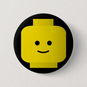 Geel Ronde Button 5,7 Cm