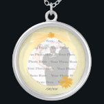 Geel, ronde, zilver, foto-Ketting Zilver Vergulden Ketting<br><div class="desc">Geef dit ketting een persoonlijk tintje om als huwelijksgunsten te hebben bij je trouwreceptie of om er zelf een te hebben als herinnering aan je speciale dag. Dit ketting is ook het perfecte geschenk voor de bruid op haar vrijgezellenfeest. Personaliseer door uw foto toe te voegen, en de tekst op...</div>