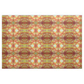 Geel & rood Abstract Art Waterverf Stof (Fat Quarter)