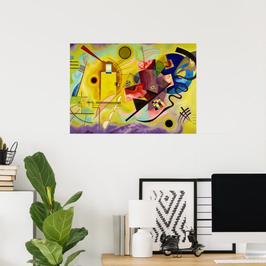 Geel-rood-blauw. 314, 1925, ingediend door Wassily Poster (Thuiskantoor)