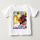 Geel rood blauw Abstract schilderen Kandinsky (Voorkant)