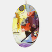 Geel rood blauw Abstract schilderen Kandinsky Keramisch Ornament (Links)