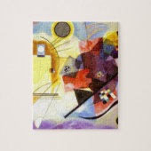 Geel rood blauw Abstract schilderen Kandinsky Legpuzzel (Verticaal)
