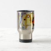 Geel rood blauw Abstract schilderen Kandinsky Reisbeker (Center)