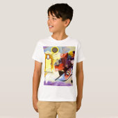 Geel rood blauw Abstract schilderen Kandinsky T-shirt (Voorkant volledig)
