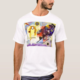 Geel rood blauw Abstract schilderen Kandinsky T-shirt
