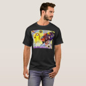 Geel rood blauw Abstract schilderen Kandinsky T-shirt (Voorkant volledig)