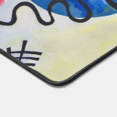 Geel-rood-blauw abstract Wassily Kandinsky Bureaumat (Hoek)