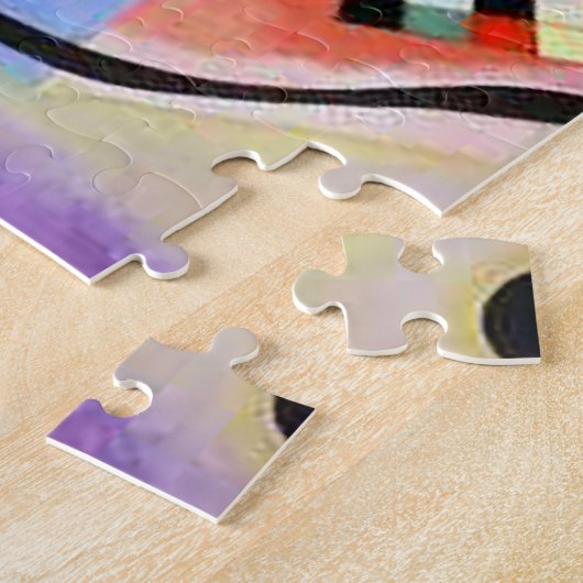 Geel Rood Blauw door Vassily Kandinsky Legpuzzel (Zijkant)